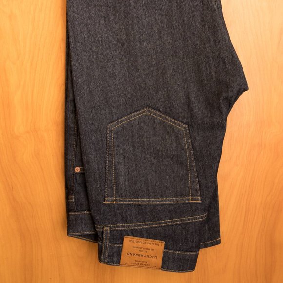 Lucky Brand Other - LUCKY BRAND MEN'S 121 SLIM STRAIGHT DARK BLUE JEANS SIZE 33x32 ~ EXCELLENT COND!